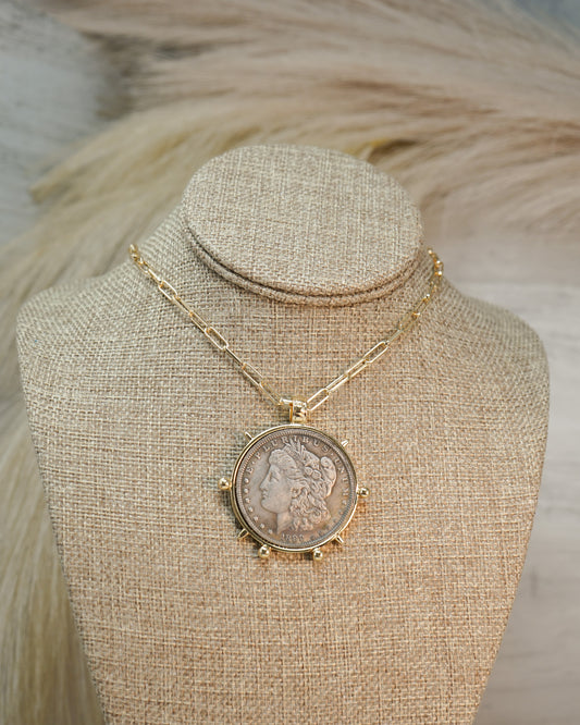 Juliet 1888 Coin Necklace