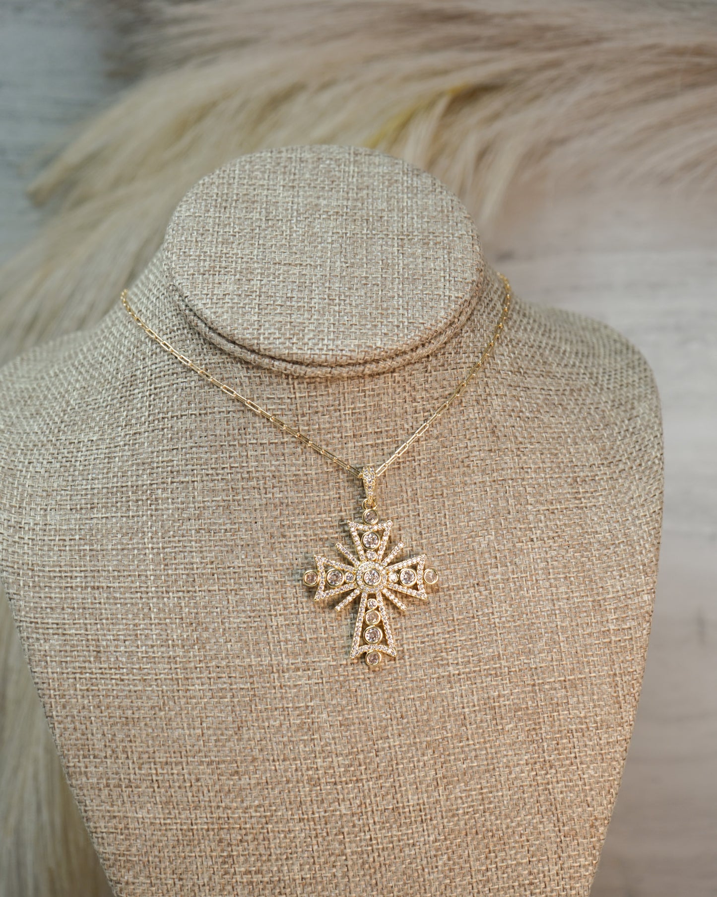 Arya Faith Cross Necklace